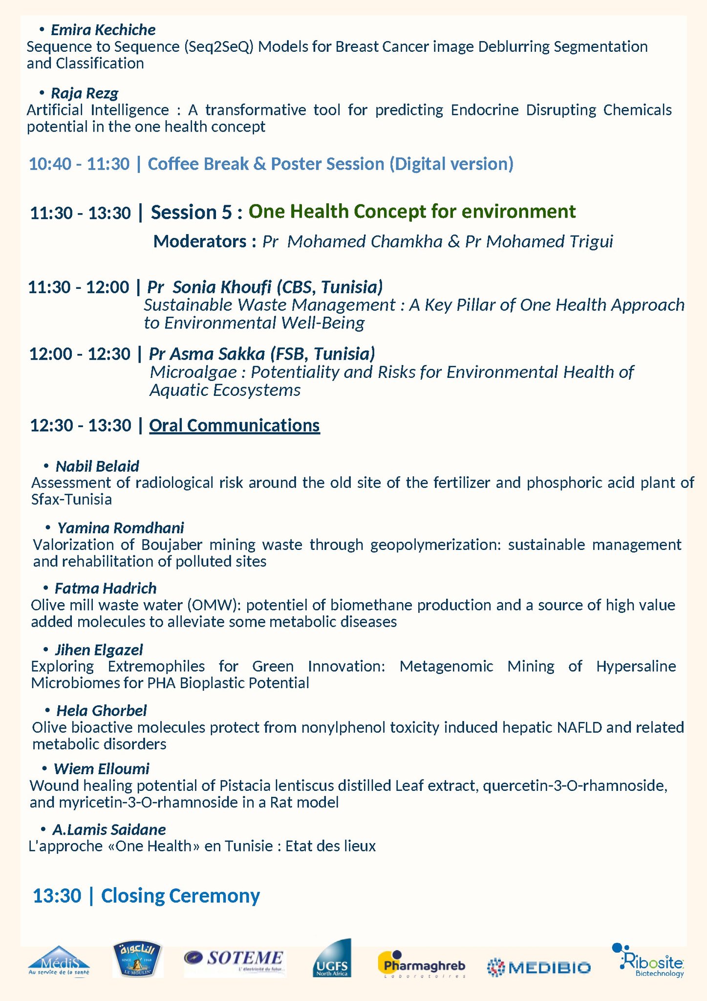 Event: Conférence internationale sur le concept « ONE HEALTH»